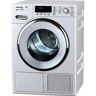 Miele TMR840WP 9kg Heat Pump Condenser Tumble Dryer in White with White Door Miele TMR840WP 9kg Heat Pump Condenser Tumble Dryer in White with White Door